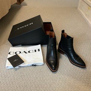 Coach - Bowery Bootie - Black - Size 8
